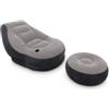 Intex Poltrona gonfiabile intex lounge con ottomana poggiapiedi 102x137x79 cm - cod. 68564np