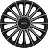 Sparco Set 4 copricerchi 14 pollici copriruota auto treviso spc1493bkgr nero grigio