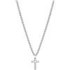 Brosway Collana Uomo in Acciaio con Simbolo Croce | Collezione Ink - BIK10