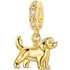 HUIPOJUE Ciondoli in Argento Sterling 925 per Bracciali e Collane Pandora da dDonna Gioielli Con perline Regali