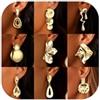 MILACOLATO 9 Paia Orecchini Clip Oro Donna Pendenti Grandi Orecchio Set Donna GB
