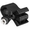 QUARKZMAN O.D 32mm - 60mm Clip di Supporto per Microfono per Microfoni Nero | 1 Pezzo, con Adattatore Metallico 1/4, Piccoli, Supporto per Microfono