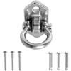 ZRUEWOT Gancio da soffitto in acciaio inox 304 rotazione 180° con cuscinetto kit montaggio per cemento e trave in legno gancio soffitto gancio per soffitto per amaca sedia sospesa gancio sacco da boxe