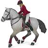 Papo - Statuetta Cavallo e Cavallerizza da Concorso Realistica - 3 Anni + - Collezione Mondo Equestre - Gioco Creativo Competizione Equestre - Idea Regalo Giocattolo Bambina Bambino