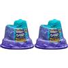 Spin Master Kinetic Sand, Mini Castello Sirenetta, 170 g di Sabbia Shimmer, Sabbia Magica Viola, 1 formina, 2 Accessori e 3 Gemme Incluse, Giocattoli per Bambini e Bambine 3 Anni (Confezione da 2)