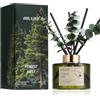 Airkeep Diffusore a Bastoncini 200ml Forest Mist con 8 Stick di Ricambio, Profumatore per Ambienti per Casa, Bagno e Ufficio