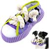 Kito Lee, Giocattolo per Cani, Morbido, con Effetto Sonoro, in Peluche, Corda da Morder, per Cani di Piccola Taglia e Cuccioli, Design Carino a Forma di Scarpa, per Coccole e Giochi, Giocattolo