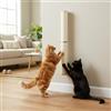 Pinkgarden Tiragraffi verticale da parete in sisal per gatto da interno - 60 cm - Mobile da parete per gatto - Con corda di juta naturale e design rotativo