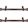 Rod Desyne - Asta laterale per tende, 30,5-50,8 cm, colore: Bronzo