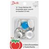 Dritz Kit Bottoni, Alluminio, Nichel, Misura 36-7/8