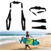 mizikuu Cinghia da Trasporto SUP, Tracolla per Tavola da Surf Lacci Trasporto Regolabile per tavola da Surf Kayak Accessori per Kayak, Canoa,Vela