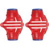 PATIKIL 2 Pz Golf Ball Marker Stencil 360 Gradi Triple Track Rosso/Blu | Golf Ball Alignment Marking Tool Line Drawing Marker, per Uomini Donne