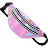 AYHYHLJZJ Banana Annee 90, Banana Paillette Donna, Borsa Banana Donna Annee 80, Bauchtasche Damen Festival, Festival Tasche, Borsa Banana Metallica Tendenza, Sport e Viaggi (Viola)
