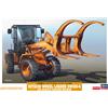 Hasegawa HITACHI WHEEL LOADER ZW100-6 LOG GRAPPLE KIT 1:35 Hasegawa Kit Mezzi Industriali