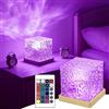 HOUSN Lampada Aurora Boreale LED,Proiettore Stelle Soffitto con Telecomando,Proiettore Stelle Soffitto Bambini 16 Colori,Onde e Effetti Acqua,Luce Notturna USB per Camera da Letto,Bambini,Soggiorno