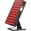 nongxiang Lampada a luce rossa 300W, 660 nm e 850 nm Pannello a infrarossi, regolazione timer a 6 livelli, supporto regolabile, favorisce la rigenerazione profonda della pelle e la circolazione sanguigna