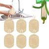 Butyeak Spugne da Cucina in Luffa Naturale, Pugne per Lavare i Piatti, Pugna di Luffa Naturale, 6 Pezzi Luffa Spugna, Pugne Ecologiche, Spugne Compostabili, Spugne da Cucina Biodegradabili, Butyeak