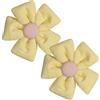 Generico Coppia Calamite Bloom per Tende a Forma di Fiore in Vari Colori (Yellow)