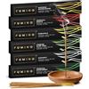 Fumino Incenso Bastoncini Naturali Realizzati a Mano Multipack Gusto Tropicale 6 Scatole 84 Stick (90g) Incensi Naturali Masala Agarbatti Fragranza Profumata Incenso Meditazione e Relax