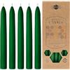 Danilovo 5 Candele Decorative Lunghe in Cera d'Api Verde - Candele Cera d'Api Naturale a Combustione Lenta per Ogni Occasione - Profumate al Miele, per una Casa Accogliente