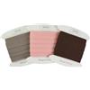 designers-factory Set di nastro sbieco in cotone - Colori: Tortora, rosa baby, marrone - Facile da cucire e ideale per abbellire le vostre creazioni (Set di 3 sbiechi (5 metri ciascuno), Set G)