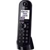 Panasonic KX-TGQ200 - Telefono digitale cordless - DECT\GAP - Funzione di chiamata a tre - Nero