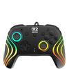 Turtle Beach Afterglow Wave Nero Controller da gioco RGB con cavo Licenza ufficiale per Nintendo Switch 2, Gamepad, Nintendo Switch, Nintendo Switch 2, Nintendo Switch OLED, Pulsante Indietro, D-Pad, Multicolore, Con cavo, USB