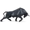 Lladrò LLADRO' Scultura Toro Nero Opaco 24x50cm Porcellana