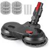 Zounin Mocio Pavimento Elettrico Accesorios per Dyson,Testa di Mocio Elettrico per Dyson V7/ V8/ V10/ V11 Aspirapolvere con Serbatoio dell'acqua Rimovibile,6 Pezzi Lavapavimenti e Contenitore di Riempimento