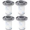 YanBan Filtri da 4 pezzi, compatibili con Rowenta X-Force Flex 8.60 RH96XX, RH9637 RH9638 RH9639 RH9677, per la serie X-PERT 6.60 RH68XX, RH6821WO, RH6837WO, RH6838WO, codice articolo ZR009006