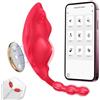 SSYYSEXY Vibratoreper Donna Professionale Wireless Stimolatore per Clitoride Ovetto Vibrante Vibratori G-Spot Plug Anale Vibratore Clitoride Mutandine Vibranti con APP Telecomando 9 Impostazioni di Vibrazione