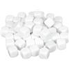 QUARKZMAN 50Pcs Dadi Acrilici Bianchi Vuoti, 14mm/0.55 Dadi a Sei Facce con Angoli Arrotondati e Superficie Levigata per Giochi da Tavolo e Feste