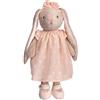 Bukowski Design AB Lenka, Coniglietta Di Peluche Con Vestito Rosa, (30cm)