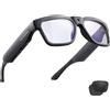 OhO sunshine OhO Smart Glasses, occhiali da sole con fotocamera da 64 G e Bluetooth, con altoparlante aperto, cuffie auricolari, per sport interni ed esterni, protezione UV polarizzata, per uomini e donne, Nero,