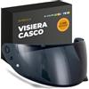 Everalo Visiera Compatibile con HJC C10 - C71 - HJ34P (Dark Fume')