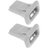 EMSea 2x Staffa di Supporto per Sedile Posteriore Auto Clip A2049230217 2049230214 Compatibile con Mercedes-Benz Grigio