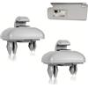 HOTMNTY Clip per Visiera Auto, Clip per Parasole, Gancio Parasole per Auto, Supporti per Parasole, Gancio di Fissaggio per Parasole per Auto, Parasole Sostituzione per A1,A3,A4,A5,S3,S4,S5,Q3,Q5,TT