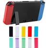 NONE 2023 Hot 1PC Per Nintendo Switch Console Staffa Posteriore NS Supporto Della Copertura Posteriore Treppiede Durevole Bianco Blu Materiale ABS Supporto Del Telefono