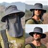 NONE Cappello da pescatore, cappello da sole maschile, cappello da sole estivo ad asciugatura rapida per esterni, cappello da sole traspirante da pesca, cappello con maschera per il viso femminile