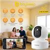 BoyKeep Telecamera di Sicurezza WiFi Smart 2K Dual Band 5G/2.4GHz per Interni, 360° ° PTZ, visione notturna IR, audio bidirezionale