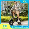 URLIFE E-Bike pieghevole da 14 pollici 500 W Potenza 48 V 7,5 Ah Rimovibile e ricarica rapida 40 miglia Sospensione anteriore idraulica Freni a doppio disco Naviga