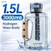 AUVYNE Bottiglia d'Acqua Idrogenata 1.5L, Generatore Portatile di Acqua Ricca di Idrogeno, Borraccia Sportiva di Grande Capacità per Palestra e Attività all'Aperto