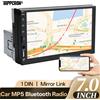 hippcron Autoradio 7 Pollici 1 Din Lettore MP5 Touch Screen Multimedia FM ISO Ingresso Aux USB Bluetooth Mirror Link Autoradio Universale