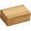 NKlaus Scatola Portagioie In Legno Con Coperchio In Vetro – Decorazione Marittima – 8,5x8,5x3,5 Cm – Chiusura Ottone - 3