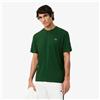 Lacoste T-Shirt Ultra Dry Cotton Sport Verde-132 da Uomo
