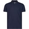 CMP Polo Piquet in tactel Blu Scuro da Uomo