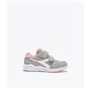 Diadora Falcon 5 Jr V Argento/Bianco da Bambina