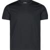 CMP T-Shirt girocollo a tinta unita Nera da Uomo
