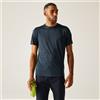 Regatta T-Shirt Fingal Edition Marl Navy Blue da Uomo