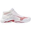 Mizuno Wave Lightning Elite Mid White/Rose Elegance/Lava Falls da Donna
